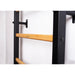 BenchK Wall Bar with Pull-up Bar 221B black rails and wooden rungs