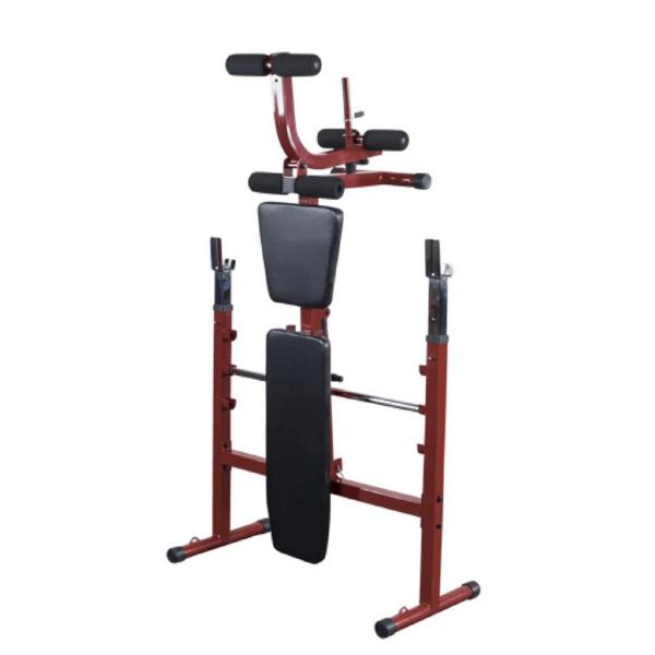 Best Fitness Folding Olympic Bench with Leg Developer