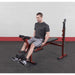 Best Fitness Folding Olympic Bench with Leg Developer helping those Legs