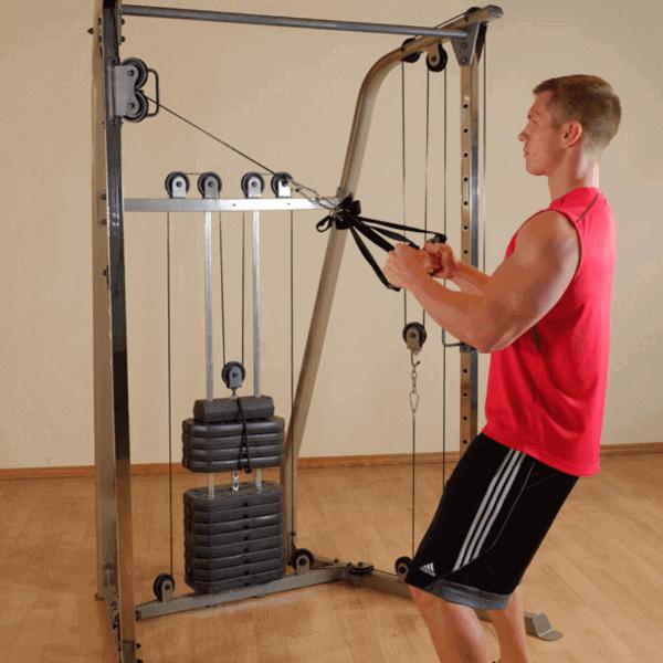 Best Fitness Functional Trainer BFFT10R Back Row from Top Pulley