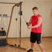 Best Fitness Functional Trainer BFFT10R Core Exercise from Top Pulley