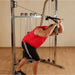 Best Fitness Functional Trainer BFFT10R Overhead Tricep Extension from the Top Pulley