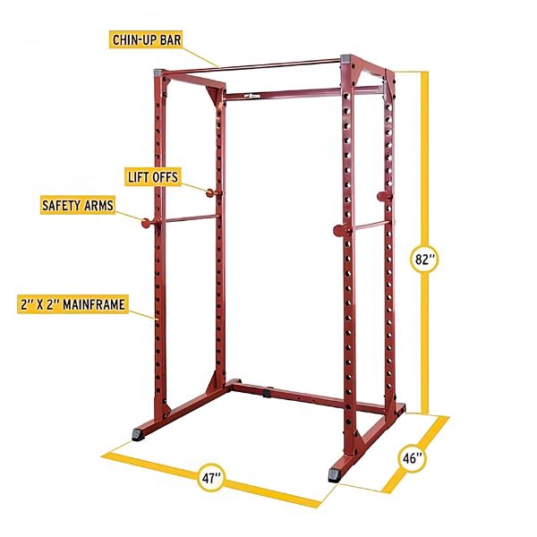 Body-Solid Best Fitness Power Rack BFPR100 Features