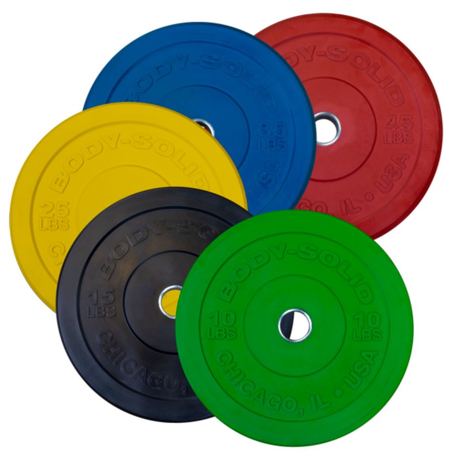 Body-Solid Chicago Extreme Color Bumper Plates