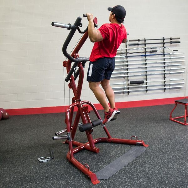 Body-Solid Corner Leverage Gym GLGS100 Wide Grip Pull Up