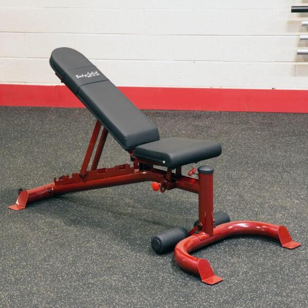 Body-Solid Corner Leverage Gym Package GLGS100P4 Bench Angle View