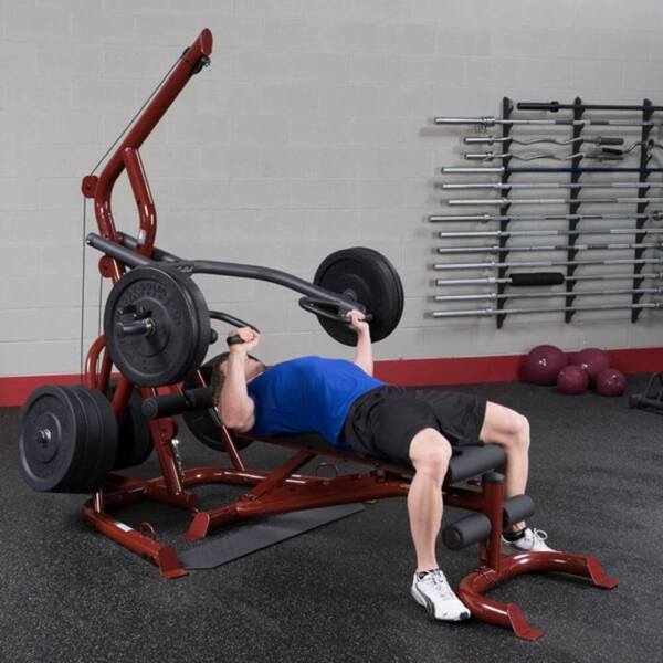 Body-Solid Corner Leverage Gym Package GLGS100P4 Bench Press 