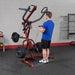 Body-Solid Corner Leverage Gym Package GLGS100P4 Bicep Curl