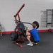 Body-Solid Corner Leverage Gym Package GLGS100P4 Deep Squat
