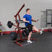 Body-Solid Corner Leverage Gym Package GLGS100P4 Front Kick