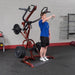 Body-Solid Corner Leverage Gym Package GLGS100P4 Front Shoulder Pull