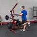 Body-Solid Corner Leverage Gym Package GLGS100P4 Hamstring Curl