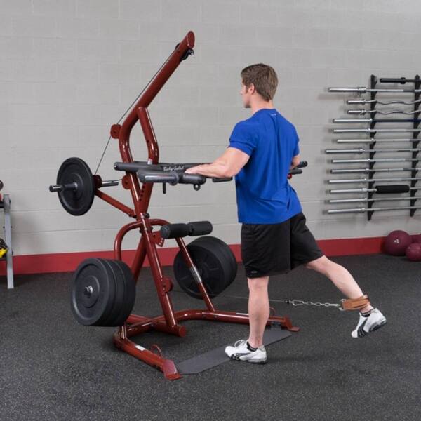 Body-Solid Corner Leverage Gym Package GLGS100P4 Leg Extension