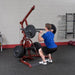 Body-Solid Corner Leverage Gym Package GLGS100P4 Squat and Press