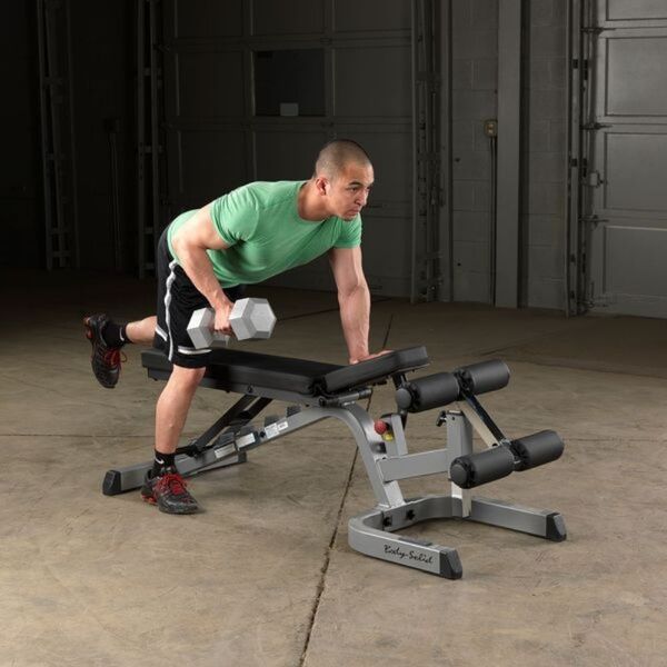 Body-Solid Flat Incline Decline Bench GFID71 Bentover Row