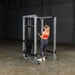 Body-Solid Lat Pull Low Row Attachment GLA378 Standing Bicep Curl
