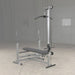 Body-Solid Lat Pull Low Row Attachment GLRA81 with bench faded in background