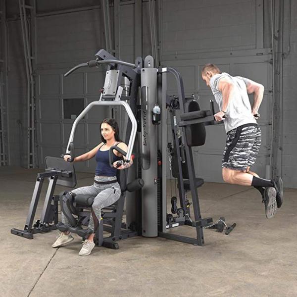 Body-Solid Multi-Stack Home Gym System G9S User Spacing