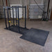 Body-Solid Power Rack Floor Mat SPRPLAT Form Angle View
