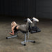Body-Solid Powerline Flat Incline Decline Bench PFID130X Hamstring Extensions with Weights
