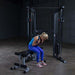 Body-Solid Powerline Functional Trainer PFT100 Ab Crunch on a Bench