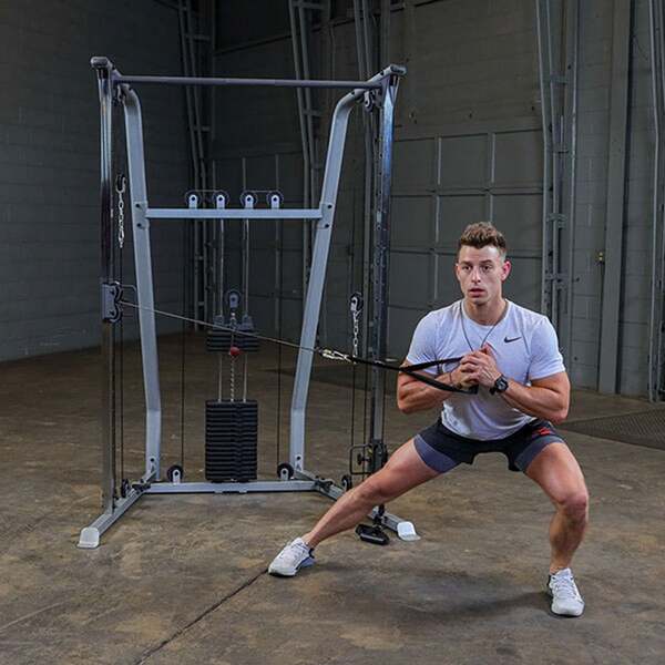 Body-Solid Powerline Functional Trainer PFT50 Left Lunge