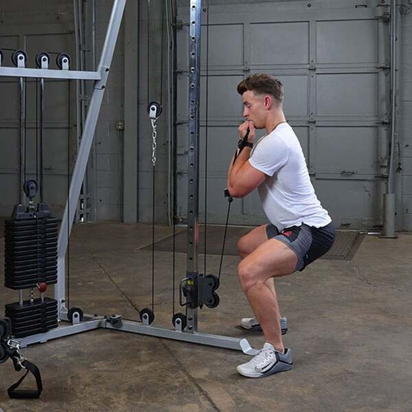 Body-Solid Powerline Functional Trainer PFT50 Low Pulley Squat