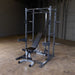Body-Solid Powerline Half Rack PPR500 with Attachments and Bench