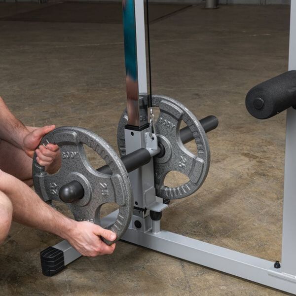 Body-Solid Powerline Lat Pull Low Row Machine PLM180X Grip Plates