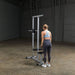 Body-Solid Powerline Lat Pull Low Row Machine PLM180X Standing Tricep