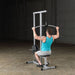 Body-Solid Powerline Lat Pull Low Row Machine PLM180X Vertical Angle Pulldown