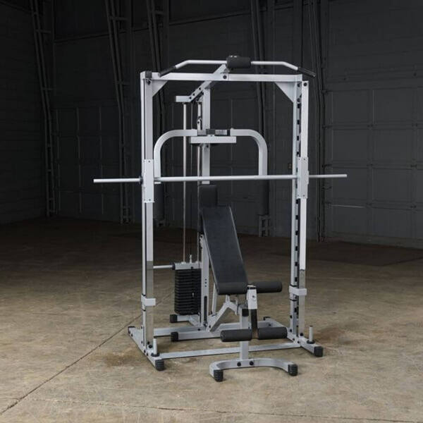 Body-Solid Powerline PSM1442XS Smith Gym without weight plates added 