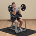 Body-Solid Powerline Preacher Curl Bench PPB32X on Small Mat