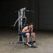 Body-Solid Powerline Single Stack Home Gym BSG10X ab crunch 