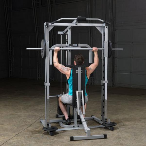 Body-Solid Powerline Smith Machine Gym PSM1442XS adjustable seat