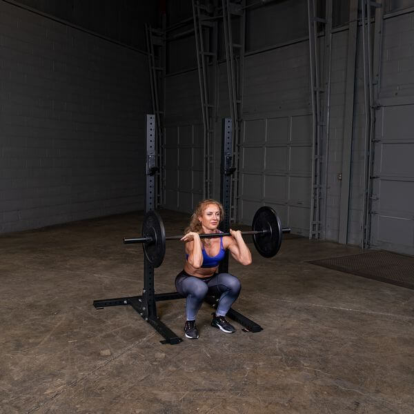 Body-Solid Pro Club Squat Stand SPR250 Front Squat Bottom