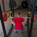 Body-Solid Power Rack Strap Safeties SPRSS with rack and lifter squat