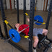 Body-Solid Power Rack Strap Safeties SPRSS with rack and lifter