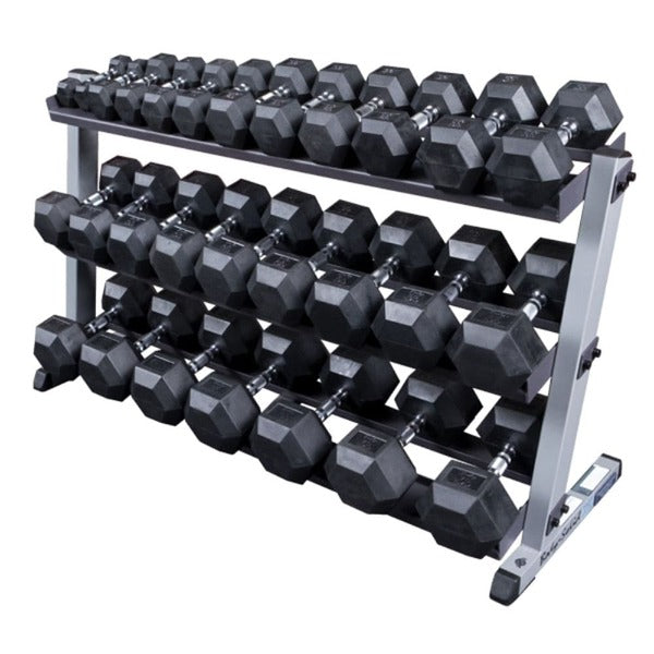 Body-Solid Pro Dumbbell Rack Classic Front Angle