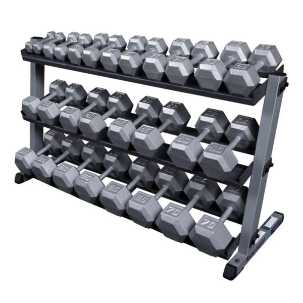Body-Solid Pro Dumbbell Rack for Easy Lifting