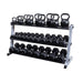 Body-Solid Pro Dumbbell Rack with KettleBells