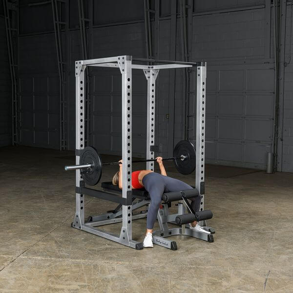 Body-Solid Pro Power Rack Gym Package GPR378P4 Bench Press