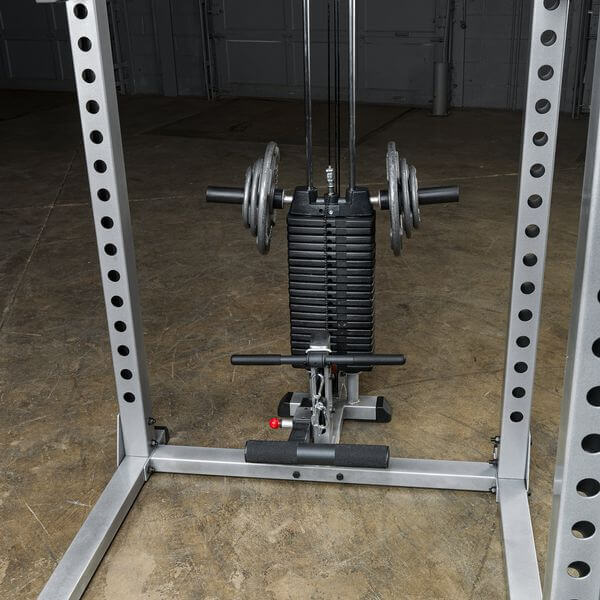 Body Solid Functional Racks Body-Solid Power Rack Gym Package with Weight Stack GPR378P4 ...