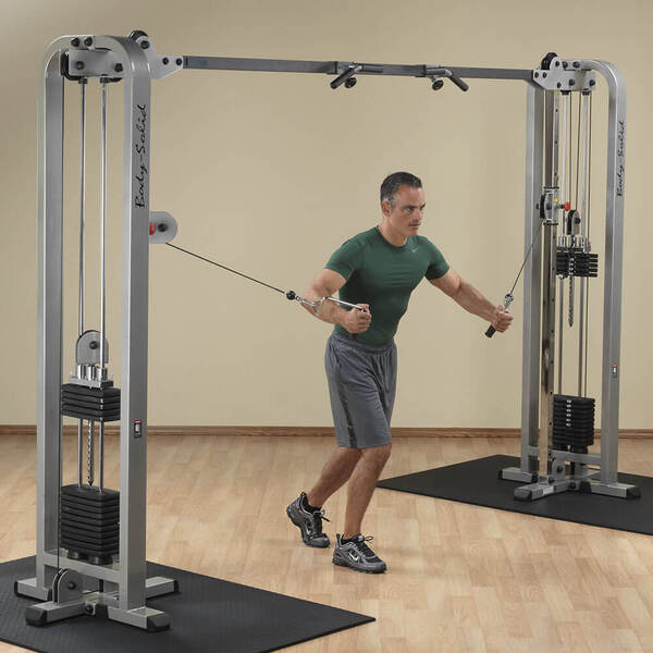 Body-Solid Proclub Cable Crossover SCC1200G Standing Crossover Pulls