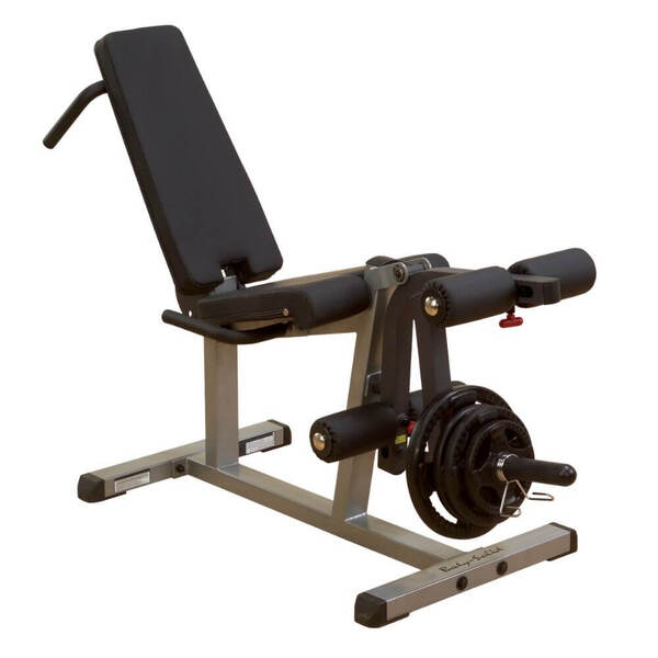 Body-Solid Seated Leg Extension & Supine Curl GLCE365 Plates Loaded