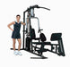Body-Solid Selectorized Single Stack Home Gym G3S with Leg Attachment