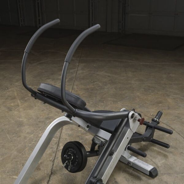 Body-Solid Semi-Recumbent Ab Bench Back view