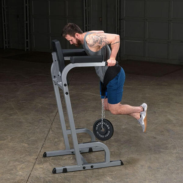 Body-Solid Vertical Knee Raise and Dip 400LB Capacity DipGVKR60