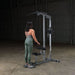 Body-Solid Pro Lat Pulldown Low Row Machine GLM83 Standing Tricep Pushdown