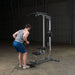 Body-Solid Pro Lat Pulldown Low Row Machine GLM83 Bent Over Row